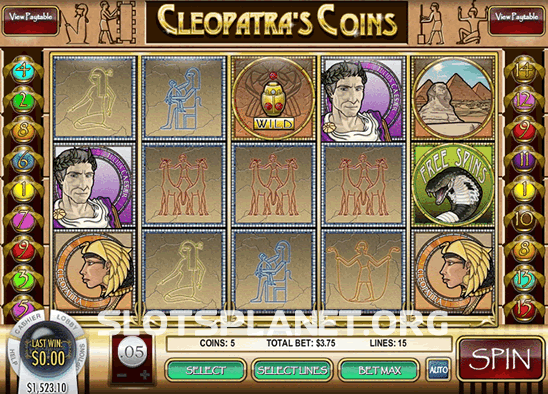 Cleopatra's Coins Slot Game